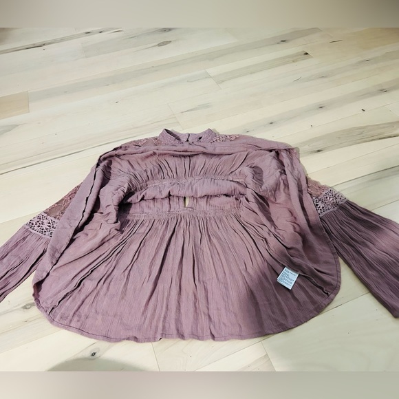 American Eagle Outfitters Fairycore Boho Festival Bell Sleeve Top Small - Picture 13 of 15